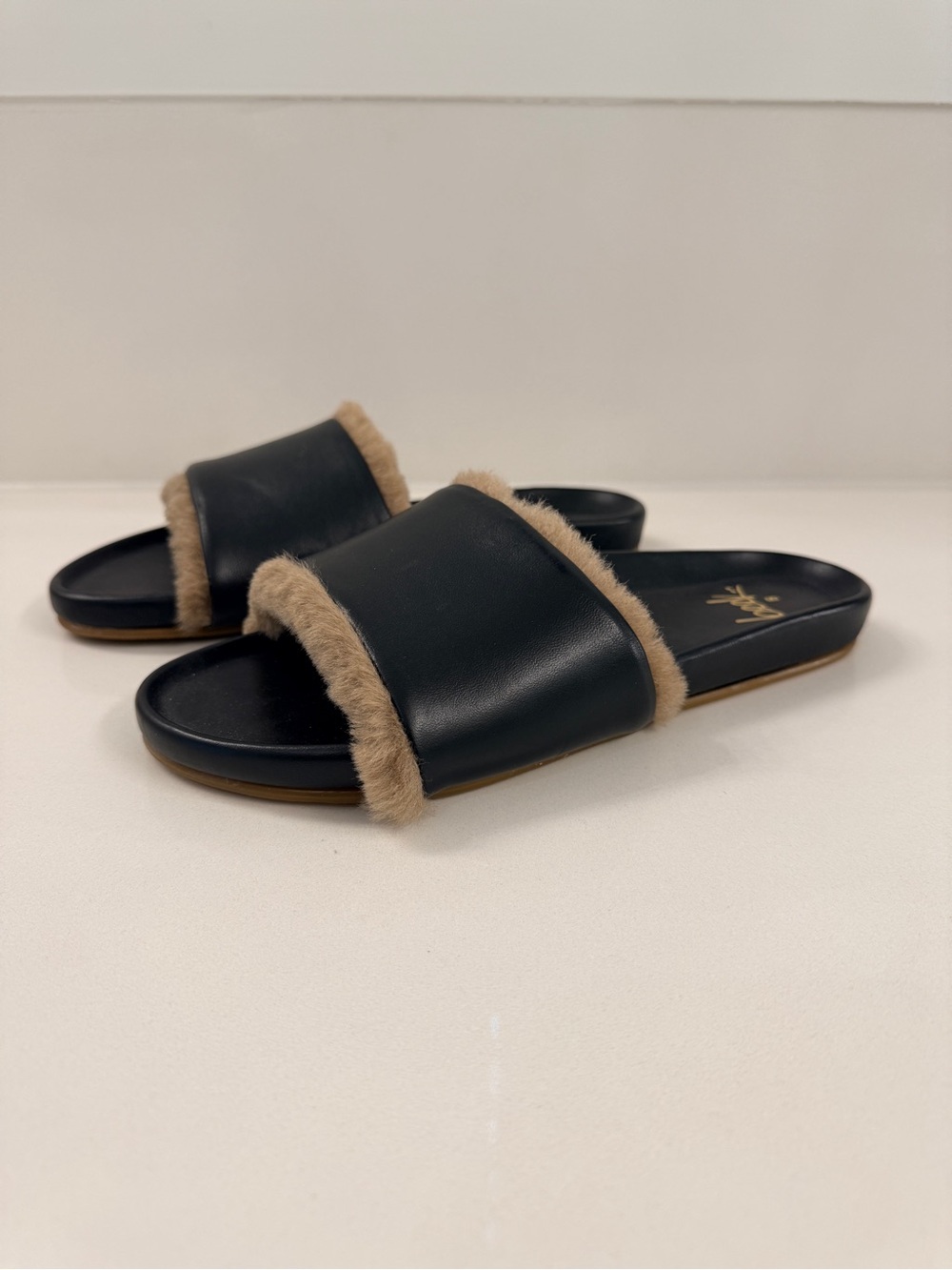 beek Gallito Shearling Sandals